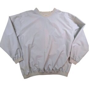 Lee Pullover Windbreaker – XL Beige Lightweight Outdoor Jacket VTG